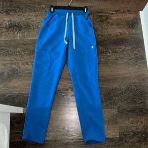 figs women's Royal Blue Yola™ High Waisted 2.0 - Skinny Scrub Pants